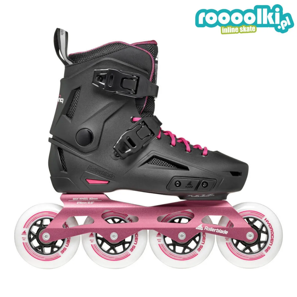 Rollerblade Lightning 90 W Black Sangria